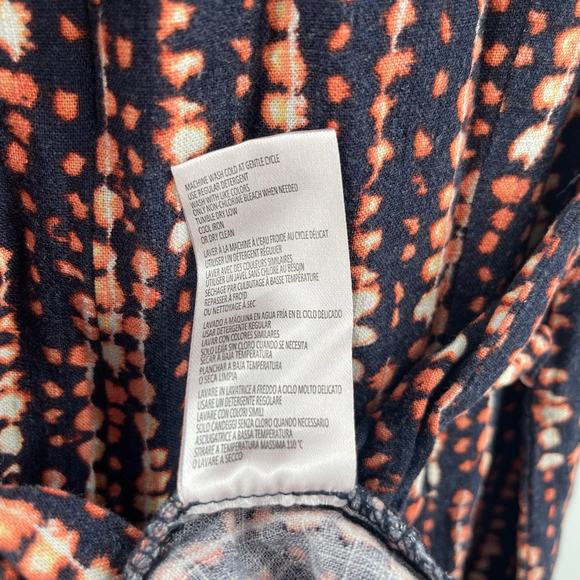 H BY HALSTON Dress Size Extra Small Linen Blend Wrap Sash Tie Waist Sleeveless - Picture 13 of 15